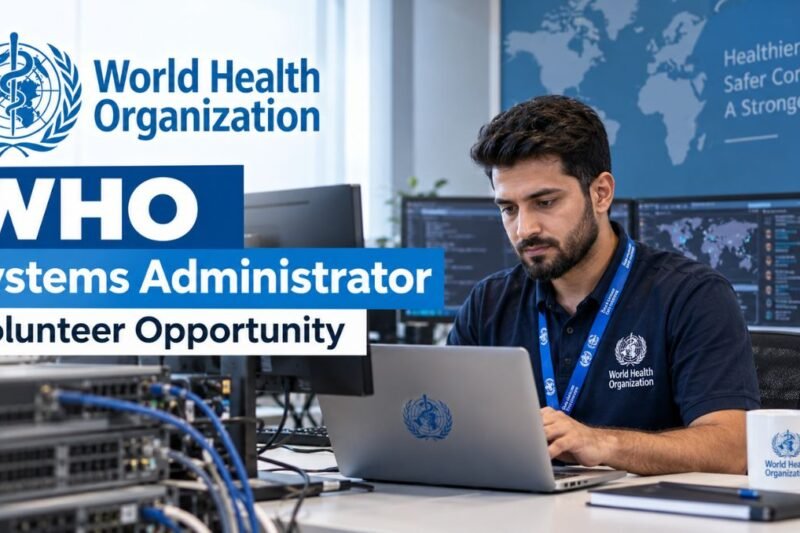 WHO Systems Administrator Volunteer Opportunity in Pretoria, South Africa