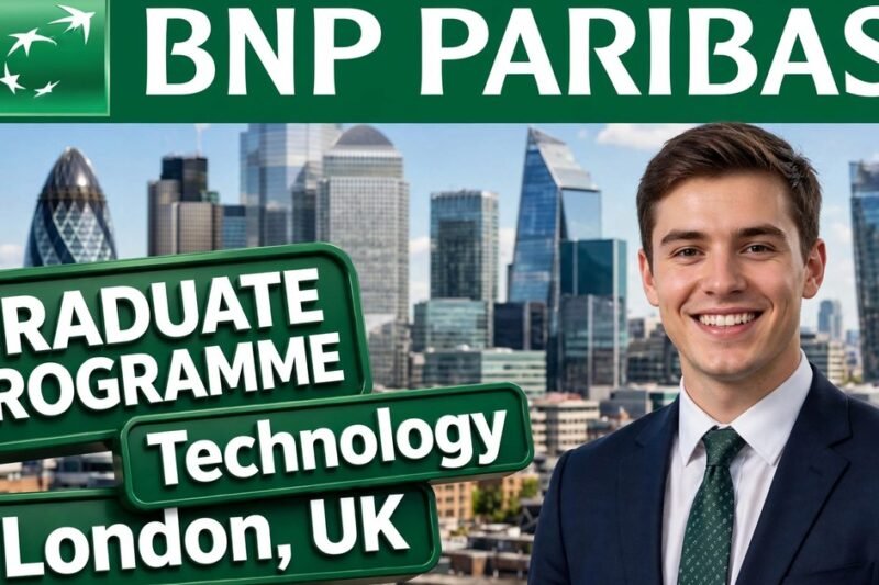 BNP Paribas London 2027 Technology Graduate Programme: Apply Now