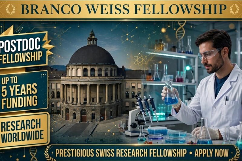 Branco Weiss Fellowship 2027 (ETH Zurich)