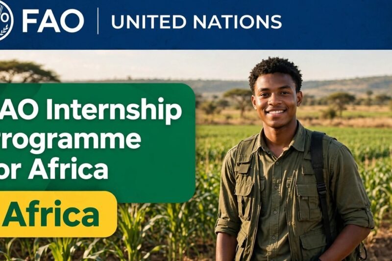 FAO Internship Programme for Africa: Paid Internship Opportunity with the UN Food Agency