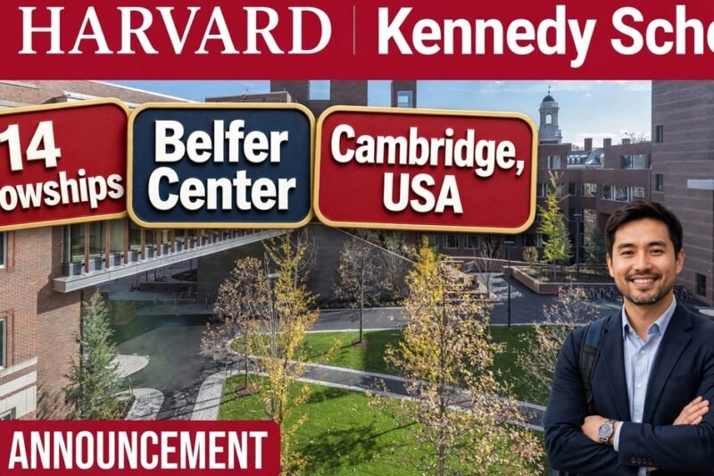 Harvard Belfer Center Fellowships 2027–28: 14 Programmes for Scholars and Practitioners