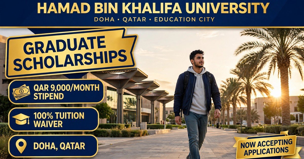 HBKU Graduate Scholarships 2027 at Hamad Bin Khalifa University, Doha, Qatar