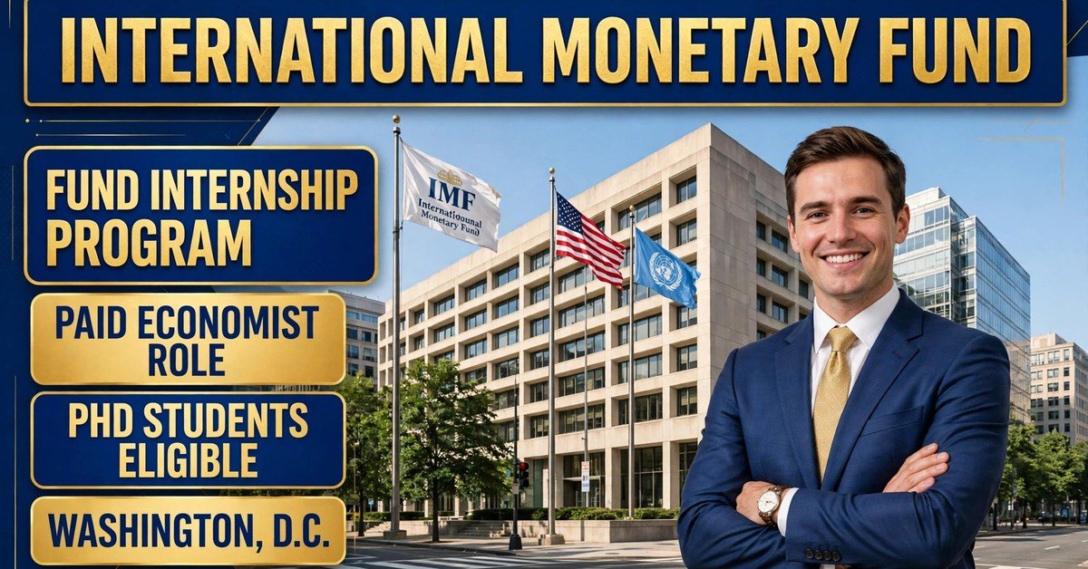 IMF Fund Internship Program 2027 at International Monetary Fund, Washington, D.C.
