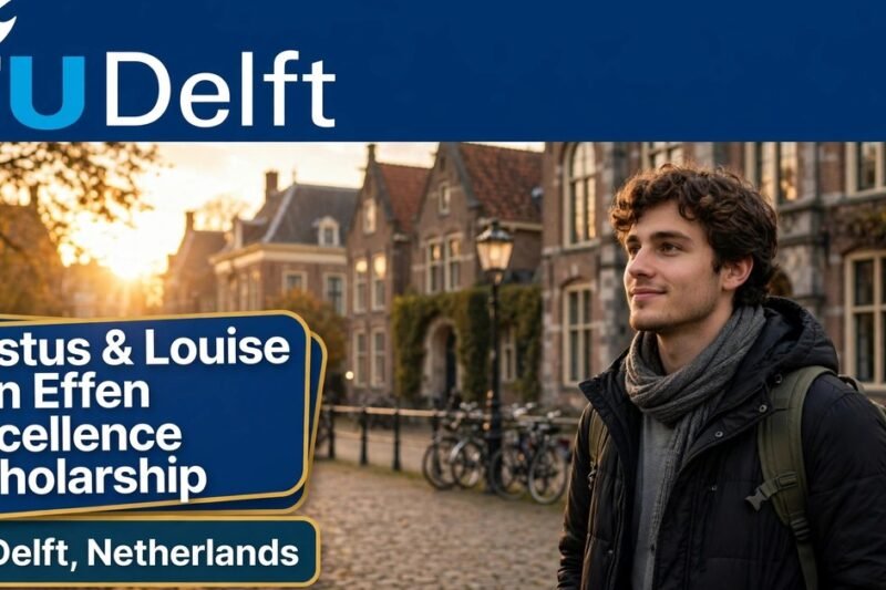 Justus & Louise van Effen Excellence Scholarship 2027 at TU Delft, Netherlands