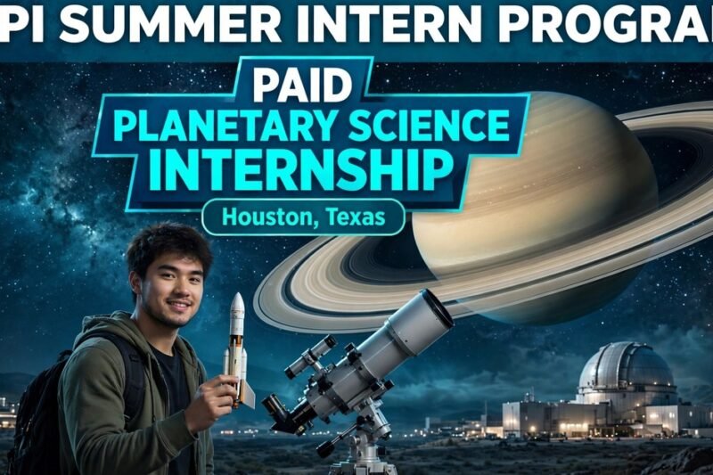 LPI Summer Intern Program in Planetary Science 2027 — Paid 10-Week Research in Houston