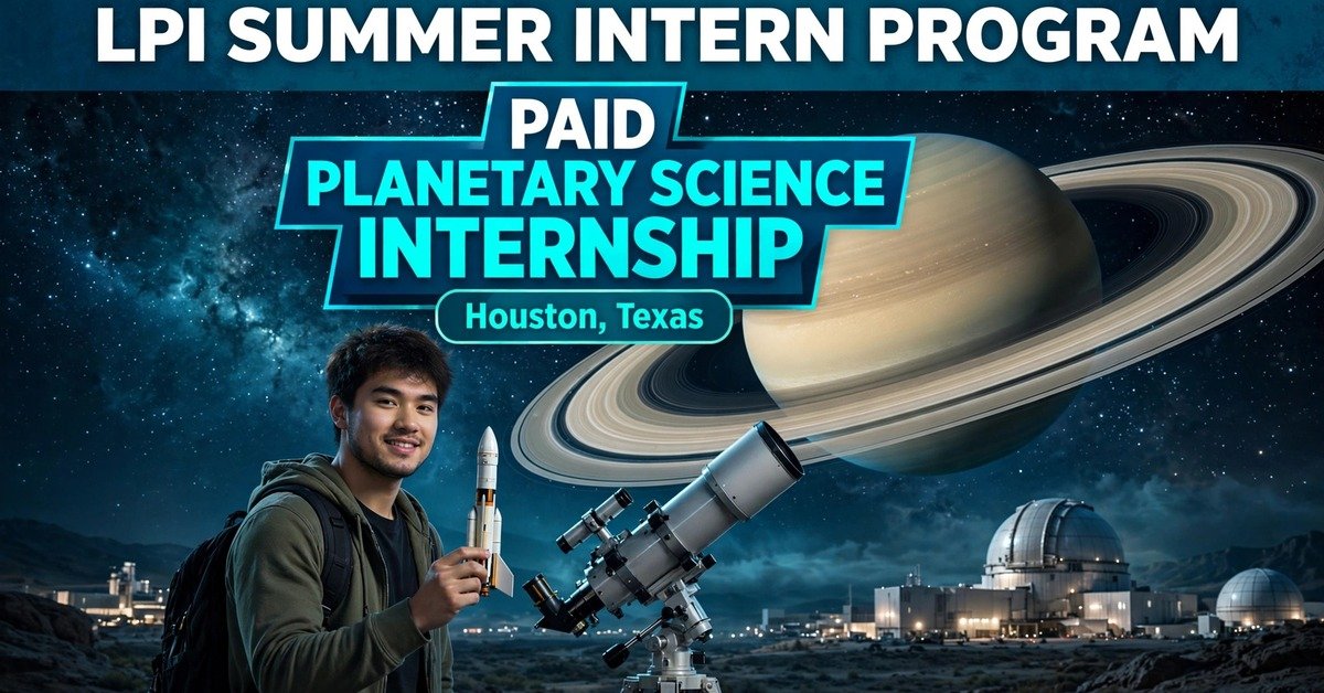 LPI Summer Intern Program in Planetary Science at Lunar and Planetary Institute, Houston Texas