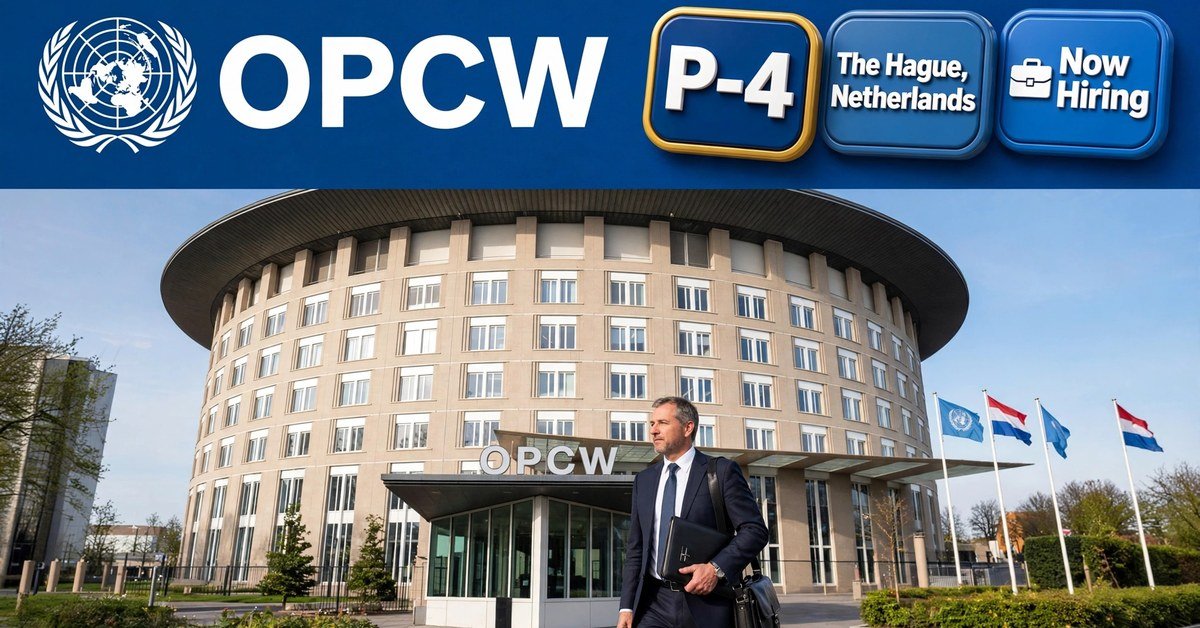 Senior Chemical Demilitarisation Officer (P-4) at OPCW, The Hague