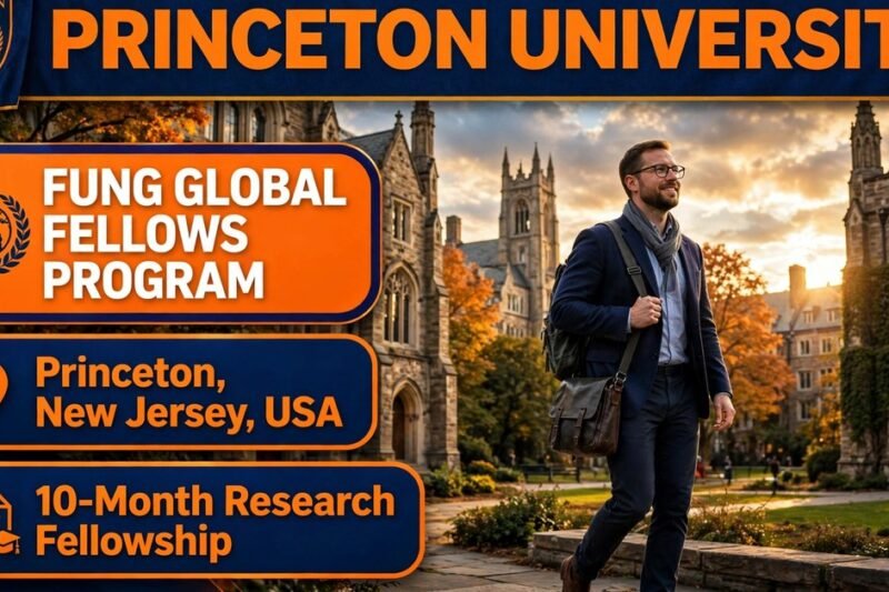 Princeton University Fung Global Fellows Program 2027–2028