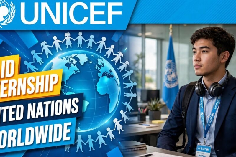 UNICEF Internship Programme (Paid, Worldwide)