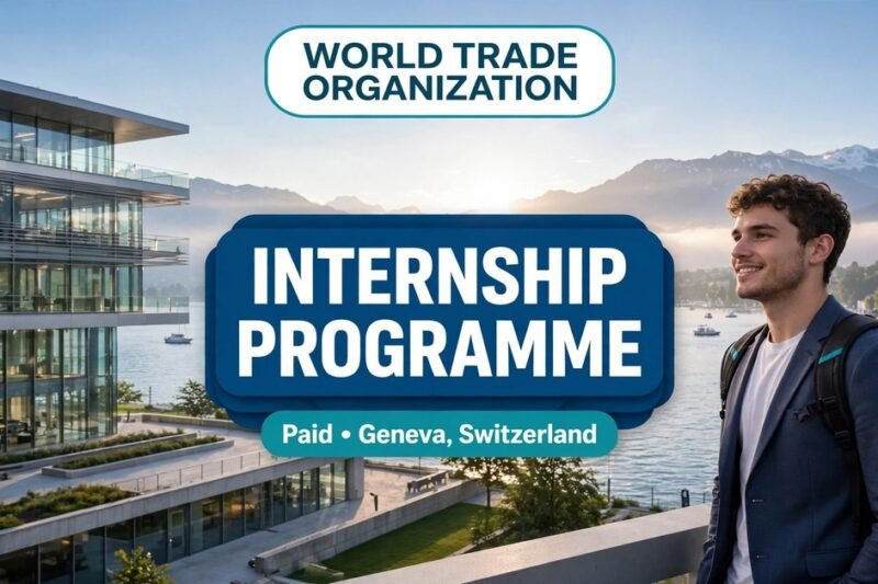WTO Internship Programme: Paid Geneva Internships for Post-Graduate Students